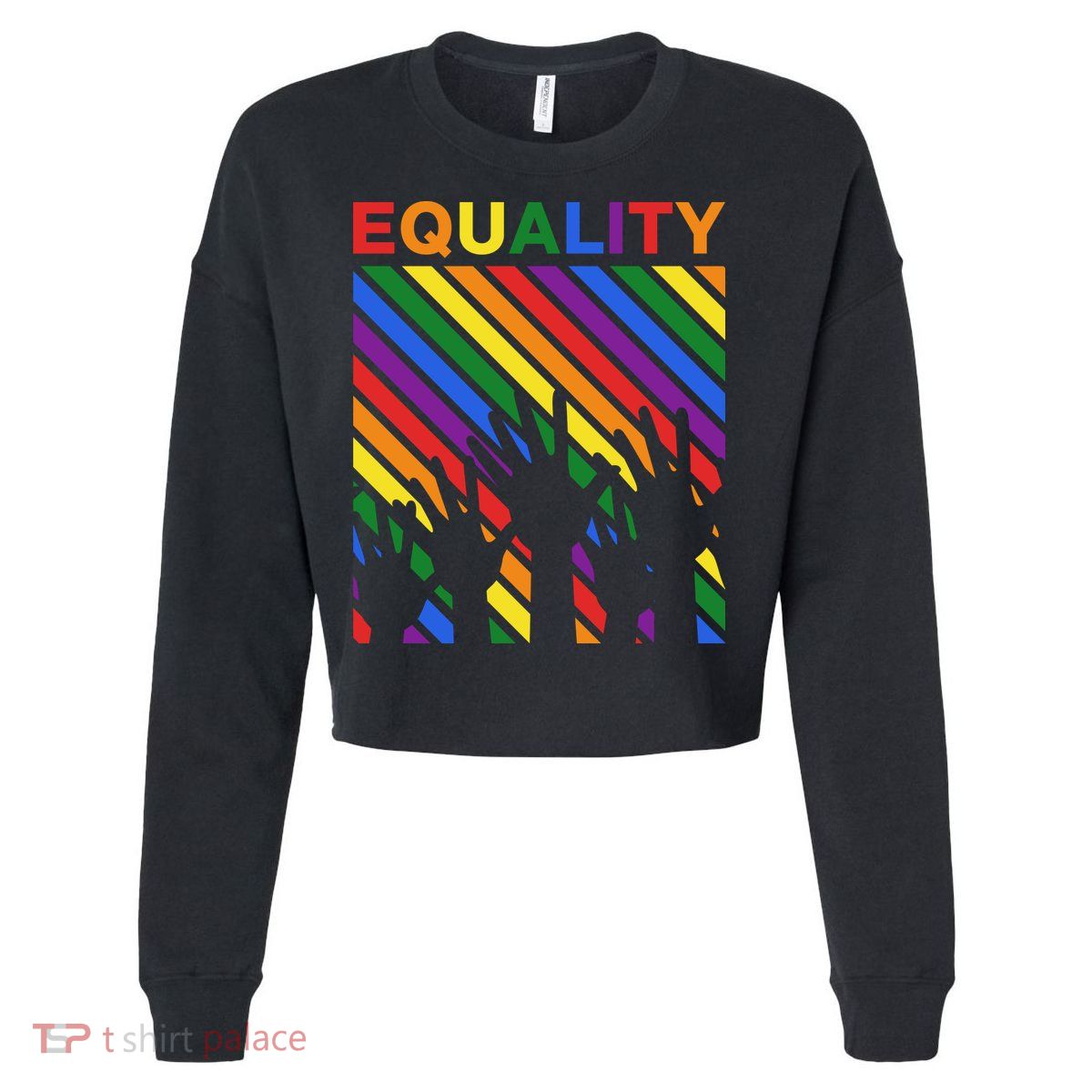 Equality Cropped Pullover Crew