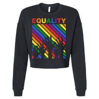 Equality Cropped Pullover Crew