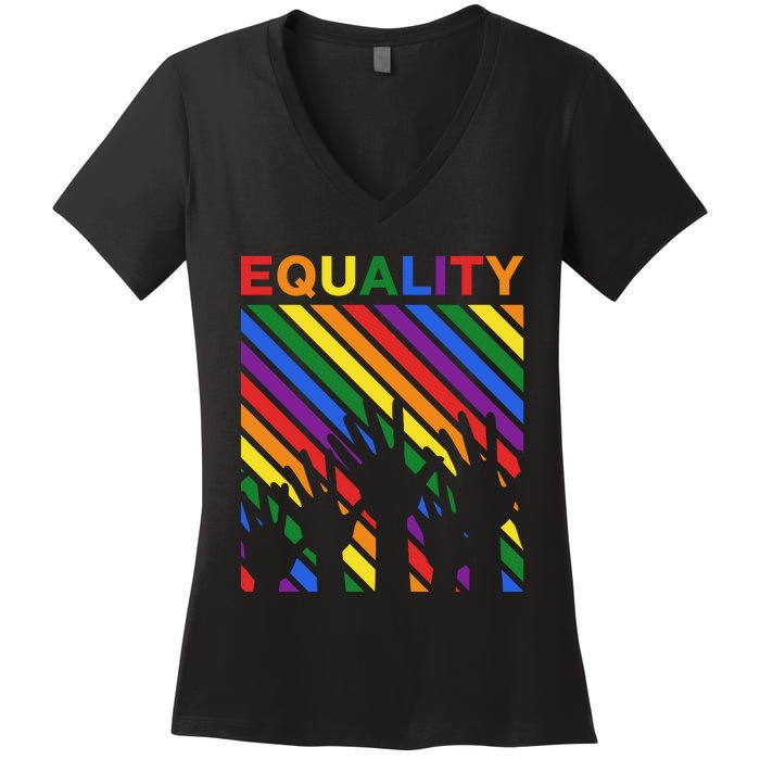 Equality Women's V-Neck T-Shirt