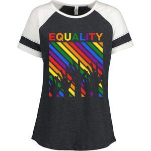 Equality Enza Ladies Jersey Colorblock Tee