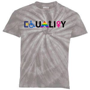 Equality Equal Rights Lgbtq Ally Unity Pride Feminist Gift Kids Tie-Dye T-Shirt