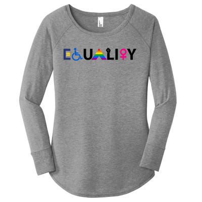 Equality Equal Rights Lgbtq Ally Unity Pride Feminist Gift Women's Perfect Tri Tunic Long Sleeve Shirt