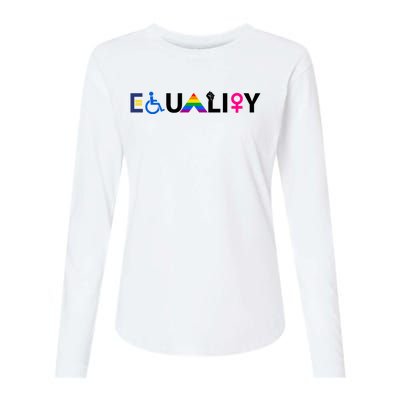 Equality Equal Rights Lgbtq Ally Unity Pride Feminist Gift Womens Cotton Relaxed Long Sleeve T-Shirt