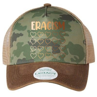 Eracism Erase Racism Antiracism Hu Rights Meaningful Gift Legacy Tie Dye Trucker Hat