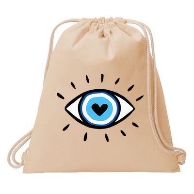 Evil Eye Spiritual Aesthetic Esoteric Mystical Themed Drawstring Bag