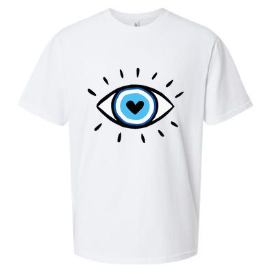 Evil Eye Spiritual Aesthetic Esoteric Mystical Themed Sueded Cloud Jersey T-Shirt
