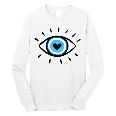 Evil Eye Spiritual Aesthetic Esoteric Mystical Themed Long Sleeve Shirt
