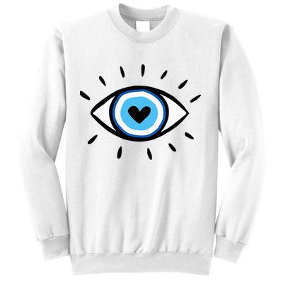Evil Eye Spiritual Aesthetic Esoteric Mystical Themed Sweatshirt