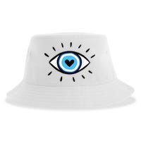 Evil Eye Spiritual Aesthetic Esoteric Mystical Themed Sustainable Bucket Hat