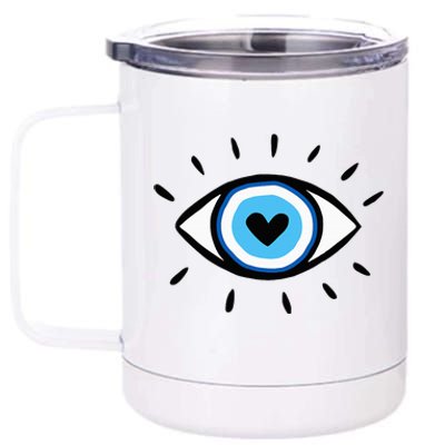 Evil Eye Spiritual Aesthetic Esoteric Mystical Themed 12 oz Stainless Steel Tumbler Cup