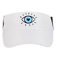 Evil Eye Spiritual Aesthetic Esoteric Mystical Themed Adult Drive Performance Visor