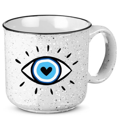 Evil Eye Spiritual Aesthetic Esoteric Mystical Themed 15oz Campfire Ceramic Mug