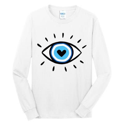 Evil Eye Spiritual Aesthetic Esoteric Mystical Themed Tall Long Sleeve T-Shirt