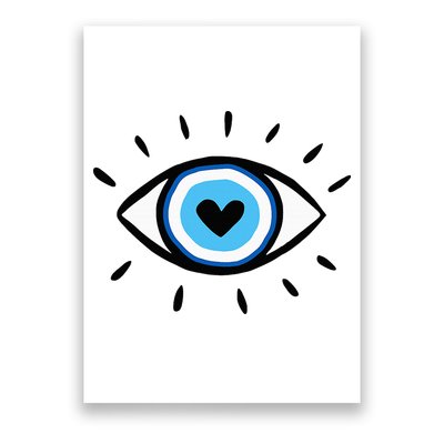 Evil Eye Spiritual Aesthetic Esoteric Mystical Themed Poster