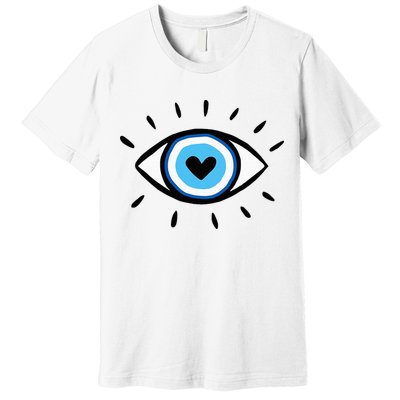 Evil Eye Spiritual Aesthetic Esoteric Mystical Themed Premium T-Shirt