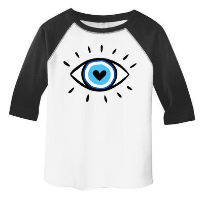 Evil Eye Spiritual Aesthetic Esoteric Mystical Themed Toddler Fine Jersey T-Shirt