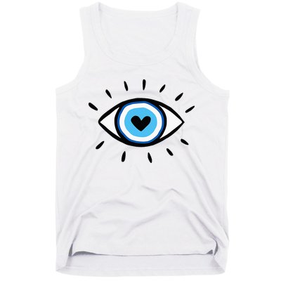 Evil Eye Spiritual Aesthetic Esoteric Mystical Themed Tank Top