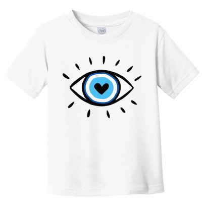 Evil Eye Spiritual Aesthetic Esoteric Mystical Themed Toddler T-Shirt