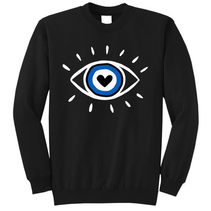 Evil Eye Spiritual Protection Esoteric Mystical Themed Sweatshirt