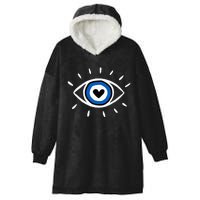 Evil Eye Spiritual Protection Esoteric Mystical Themed Hooded Wearable Blanket