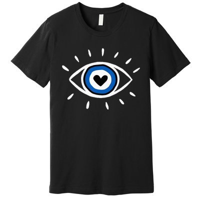 Evil Eye Spiritual Protection Esoteric Mystical Themed Premium T-Shirt