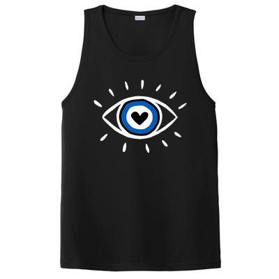 Evil Eye Spiritual Protection Esoteric Mystical Themed PosiCharge Competitor Tank