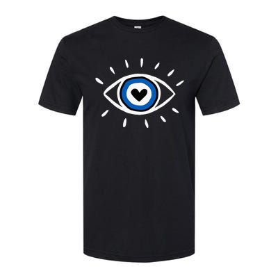 Evil Eye Spiritual Protection Esoteric Mystical Themed Softstyle CVC T-Shirt