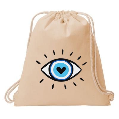 Evil Eye Spiritual Aesthetic Esoteric Mystical Themed Drawstring Bag