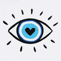 Evil Eye Spiritual Aesthetic Esoteric Mystical Themed Cooling Performance Crew T-Shirt