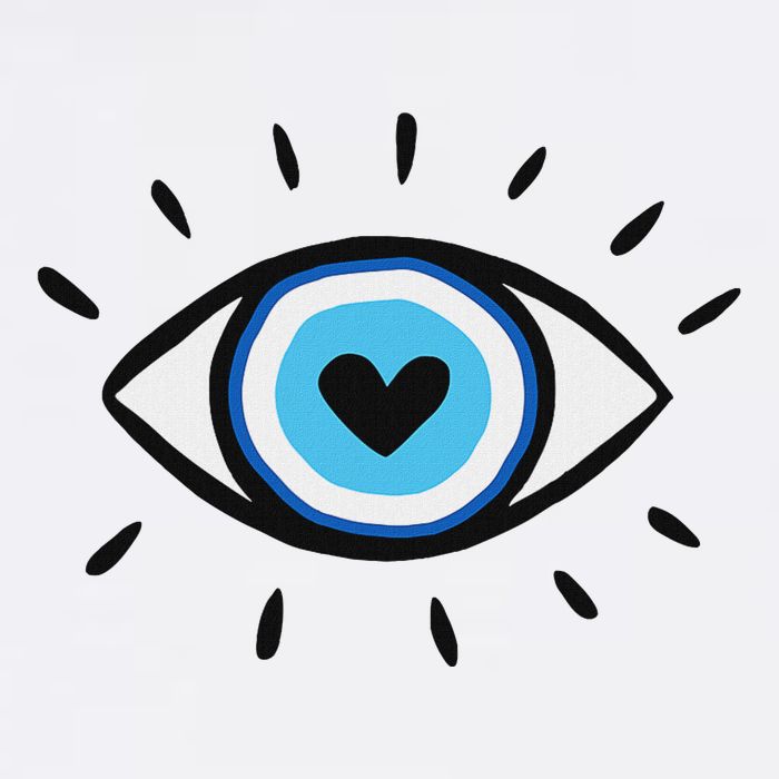 Evil Eye Spiritual Aesthetic Esoteric Mystical Themed Cooling Performance Crew T-Shirt