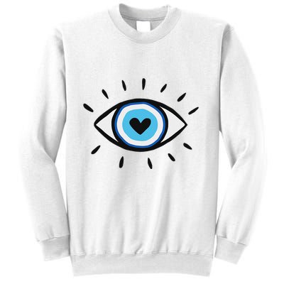 Evil Eye Spiritual Aesthetic Esoteric Mystical Themed Sweatshirt