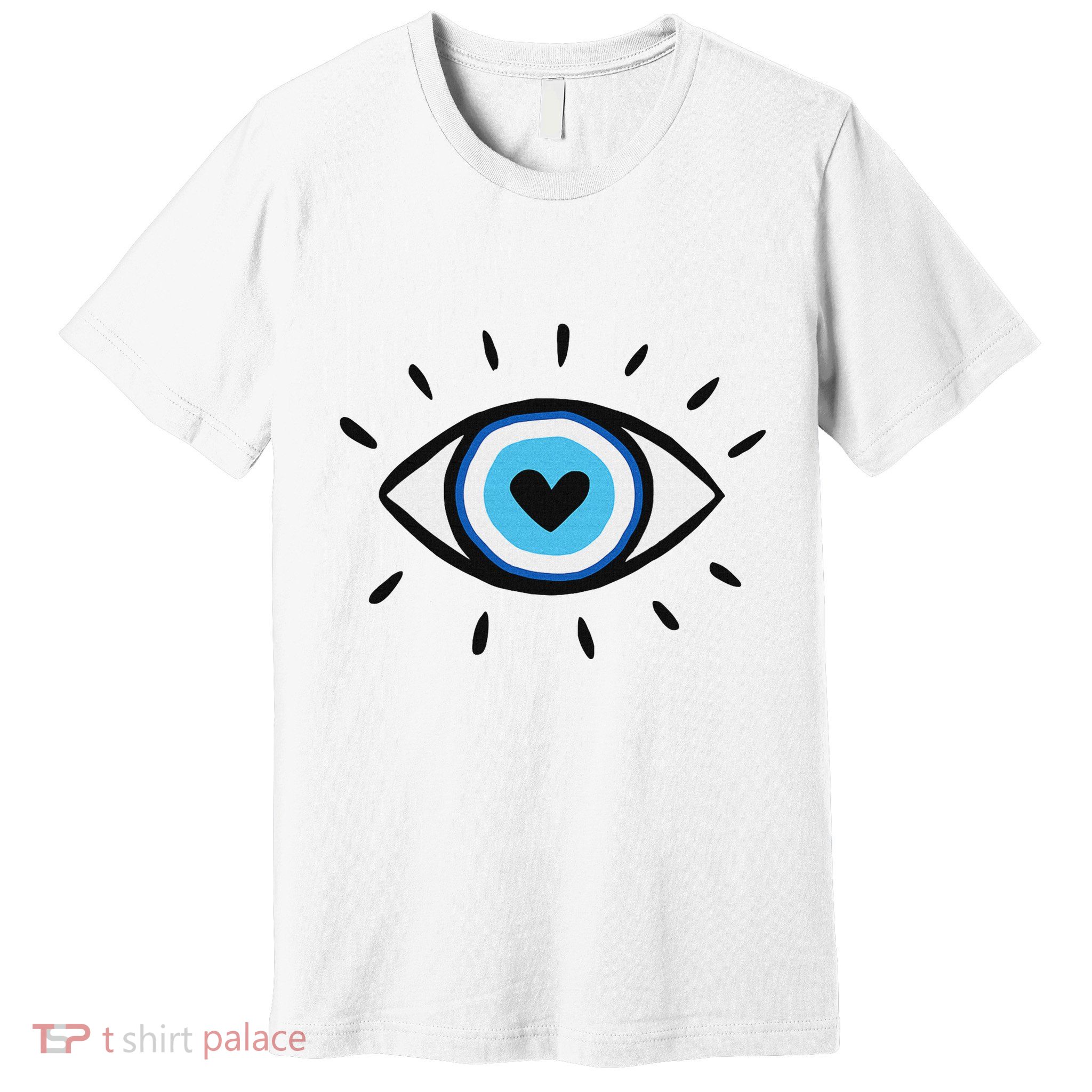 Evil Eye Spiritual Aesthetic Esoteric Mystical Themed Premium T-Shirt