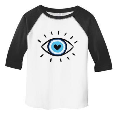 Evil Eye Spiritual Aesthetic Esoteric Mystical Themed Toddler Fine Jersey T-Shirt