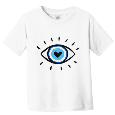 Evil Eye Spiritual Aesthetic Esoteric Mystical Themed Toddler T-Shirt