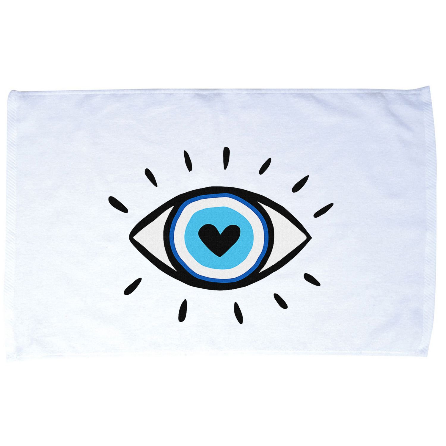Evil Eye Spiritual Aesthetic Esoteric Mystical Themed Microfiber Hand Towel