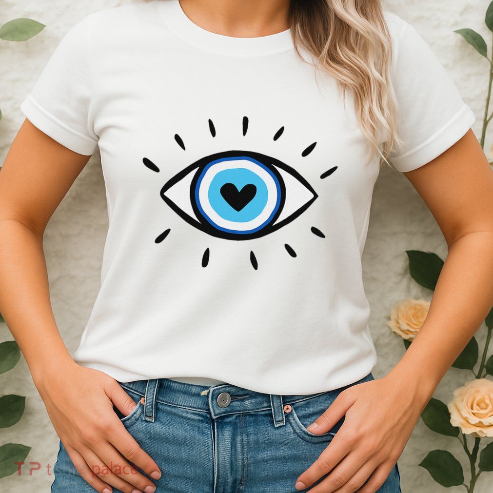 Evil Eye Spiritual Aesthetic Esoteric Mystical Themed Womens T-Shirt