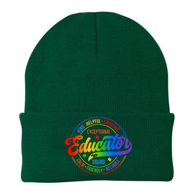 Exceptional Educator Squad Special Education Knit Cap Winter Beanie