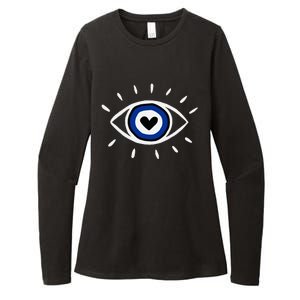 Evil Eye Spiritual Protection Esoteric Mystical Themed Womens CVC Long Sleeve Shirt