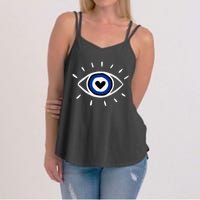 Evil Eye Spiritual Protection Esoteric Mystical Themed Women's Strappy Tank