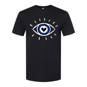 Evil Eye Spiritual Protection Esoteric Mystical Themed Softstyle CVC T-Shirt