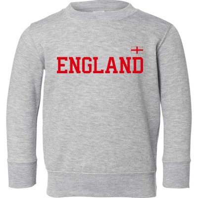 England English Soccer English Flag Toddler Sweatshirt