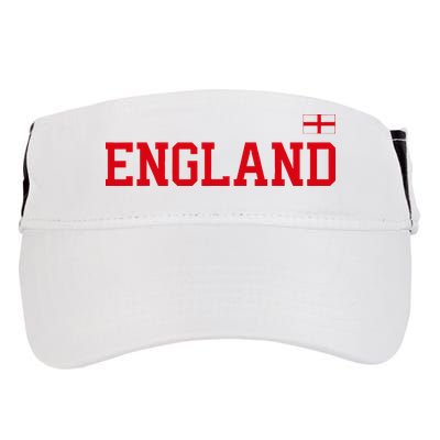 England English Soccer English Flag Adult Drive Performance Visor