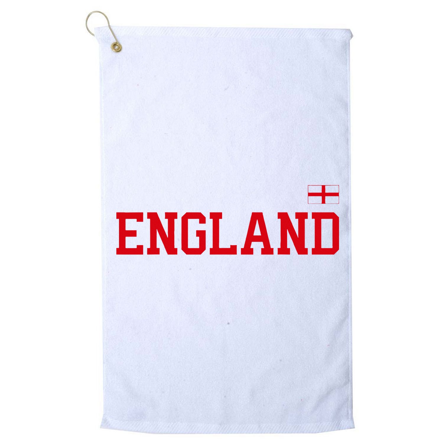 England English Soccer English Flag Golf Towel