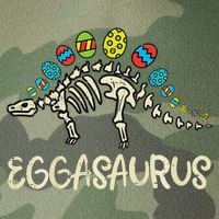 Eggasaurus Easter Stegosaurus Dinosaur  Legacy Tie Dye Trucker Hat