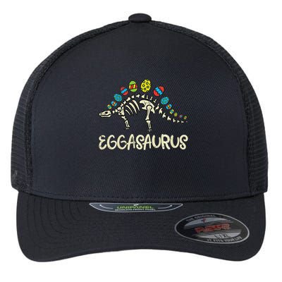 Eggasaurus Easter Stegosaurus Dinosaur  Flexfit Unipanel Trucker Cap