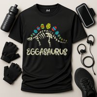 Eggasaurus Easter Stegosaurus Dinosaur  Performance Shirt