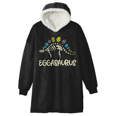 Eggasaurus Easter Stegosaurus Dinosaur  Hooded Wearable Blanket