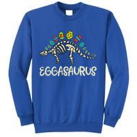 Eggasaurus Easter Stegosaurus Dinosaur  Sweatshirt
