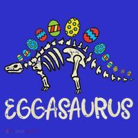 Eggasaurus Easter Stegosaurus Dinosaur  Button