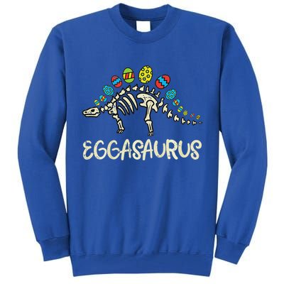 Eggasaurus Easter Stegosaurus Dinosaur  Tall Sweatshirt